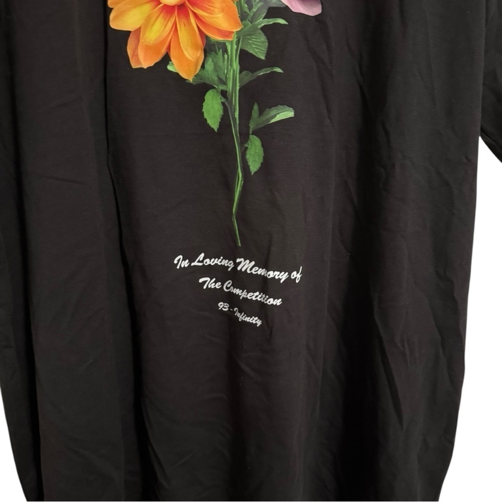 Muerte Hustle Daily Streetwear Floral Graphic Tee 3XL - Picture 3 of 4